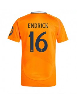 Real Madrid Endrick #16 Gostujuci Dres 2024-25 Kratak Rukavima